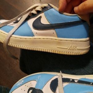Nike Air Force 1 Blue Youth Shoes